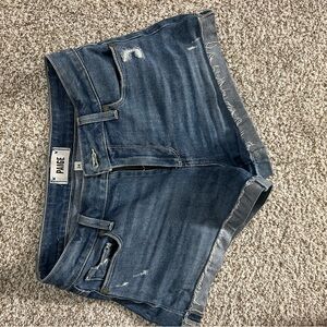 Paige Distressed Denim Shorts
